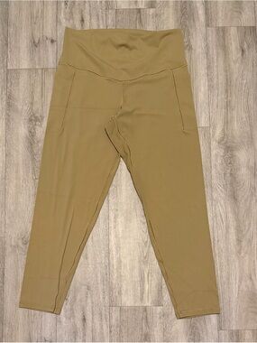 Offline by Aerie Size XL Real Me Extra 7/8 Leggings High Rise Tan